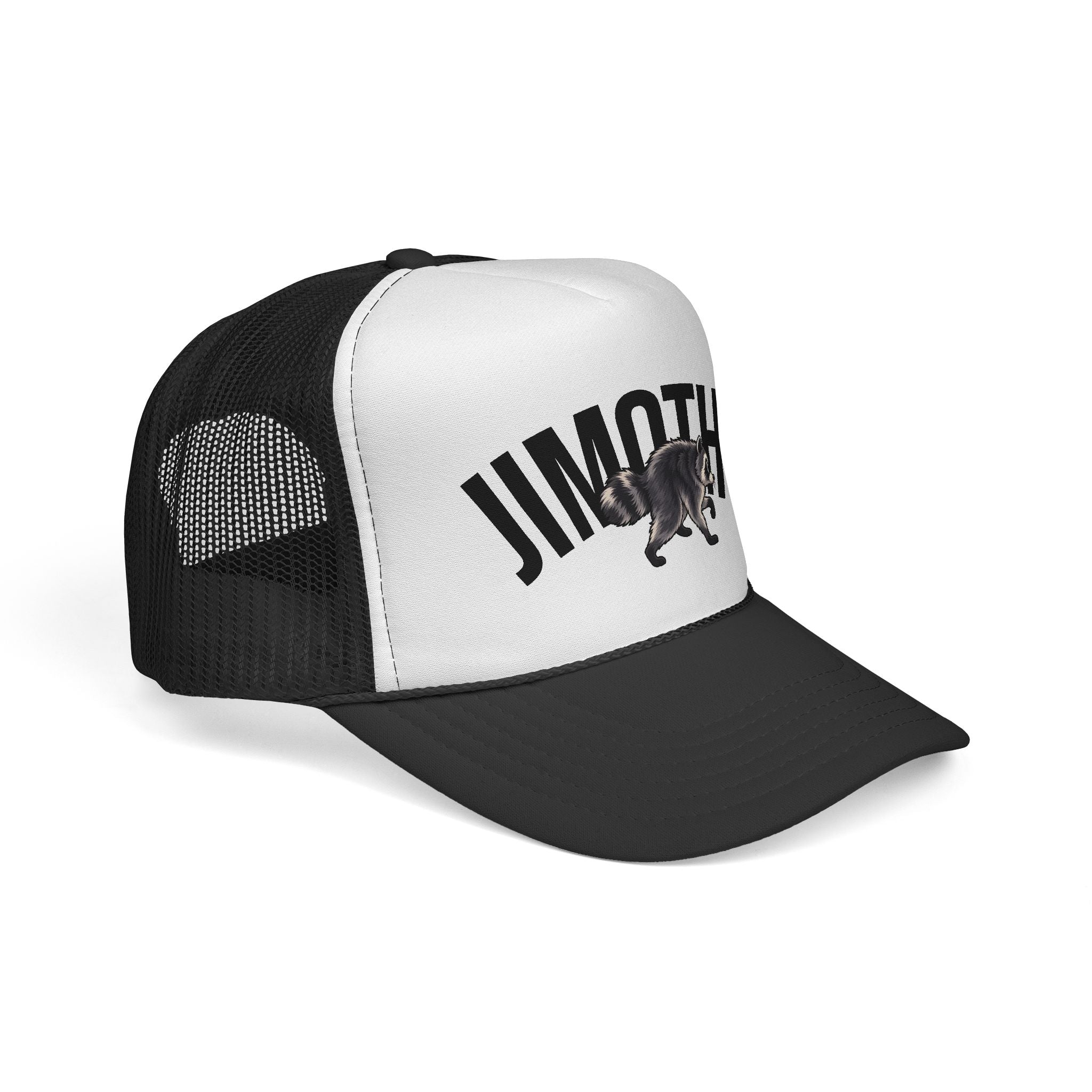 Trucker Cap — Personalized 'Jimothy' Racoon Design